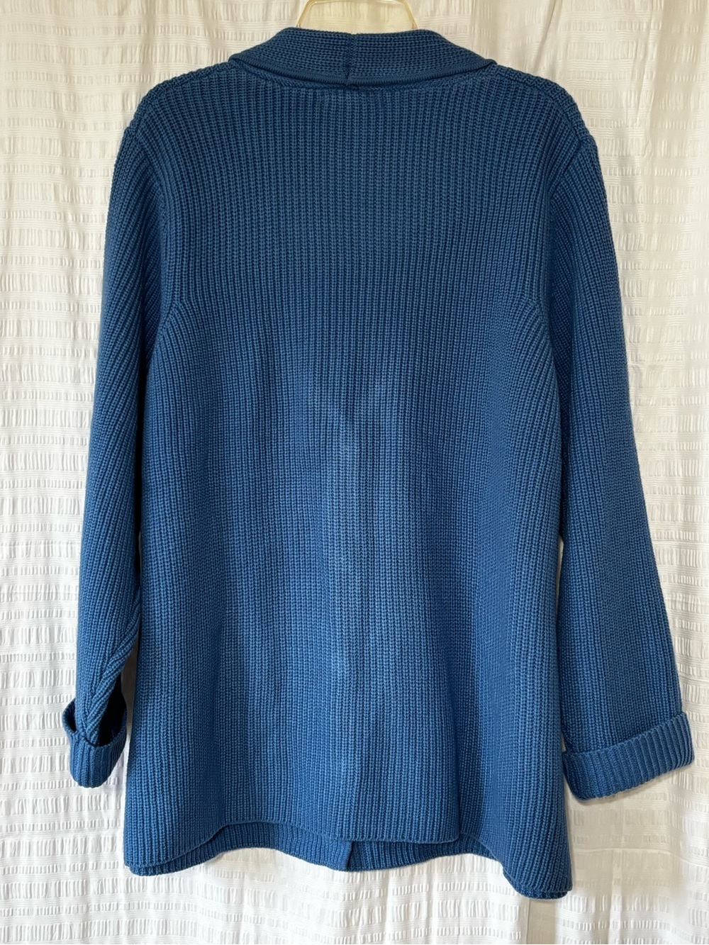 Jessica London Blue Cardigan Sweater NWOT Sz 22/24 or 1X - Picture 9 of 10